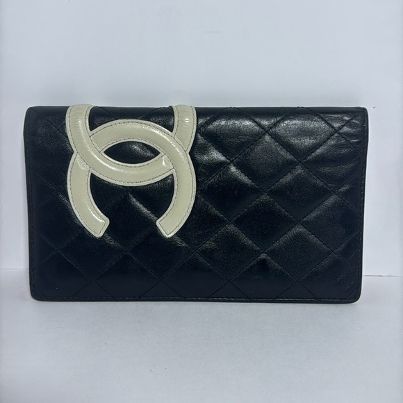 CHANEL Handbags - AUTHENTIC CHANEL CAMBONE BI FOLD WALLET